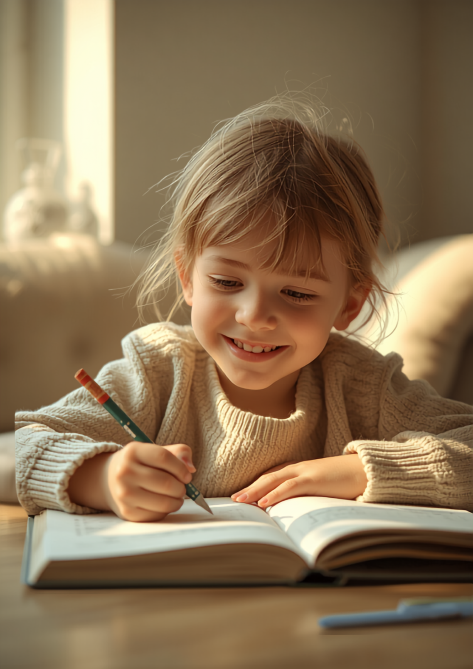 Enfant qui dessine avec le Magic Book Dessinou